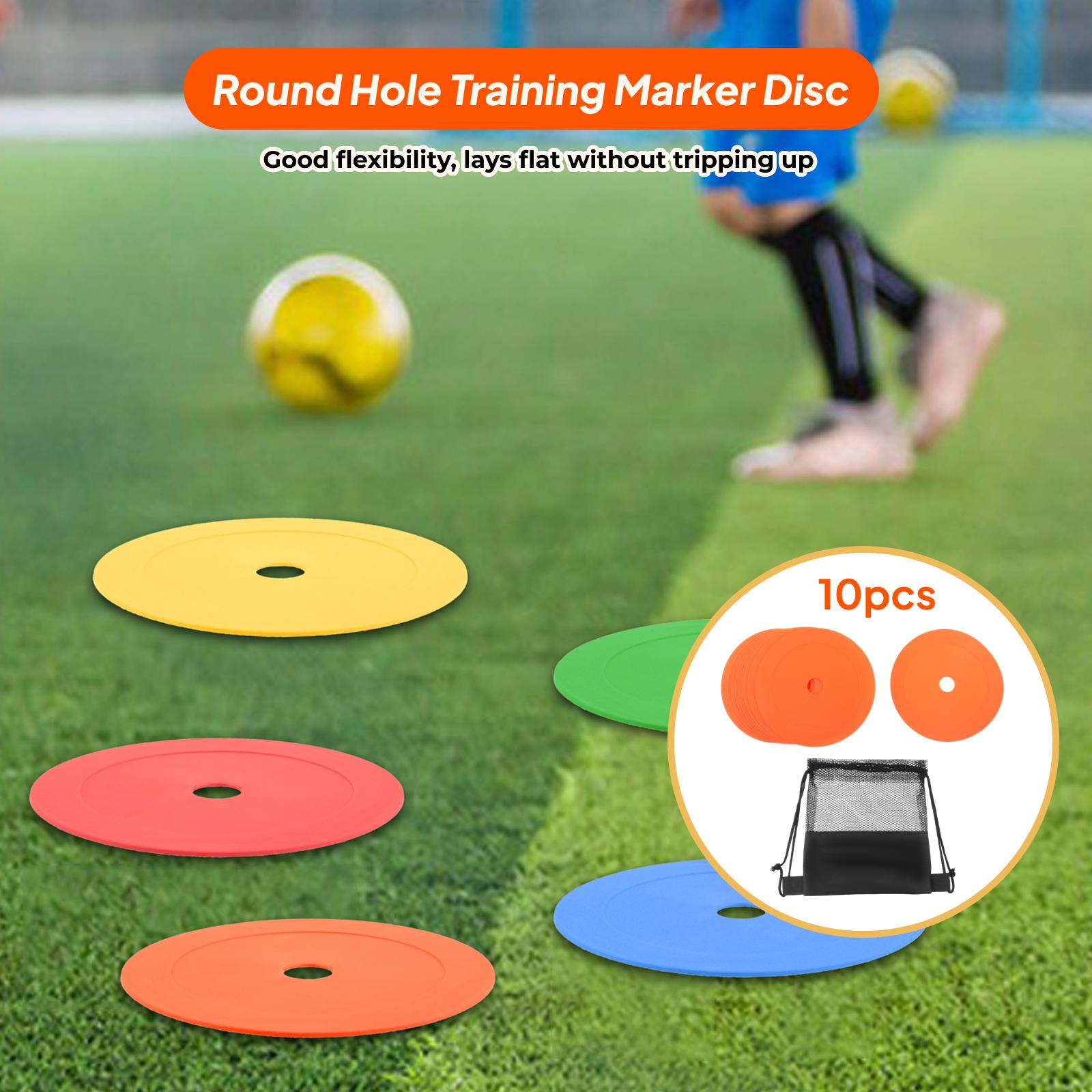 Court Marker Cone - 10x Kerucut Datar 6 Inci Penanda