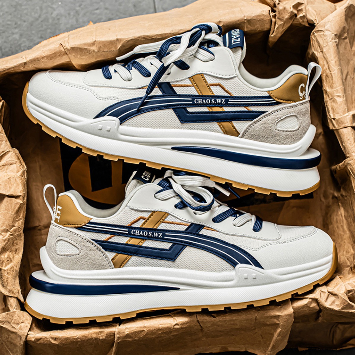 Badminton Shoes - Sepatu Sneakers Pria Baru, Sol Tebal