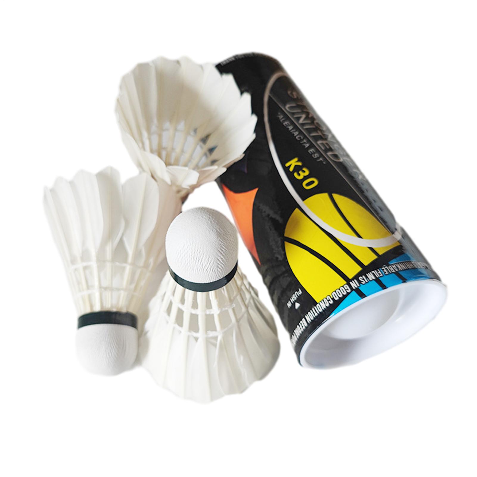 Badminton Raket - Bola Shuttlecock 3 Buah Shuttlecock Bulu