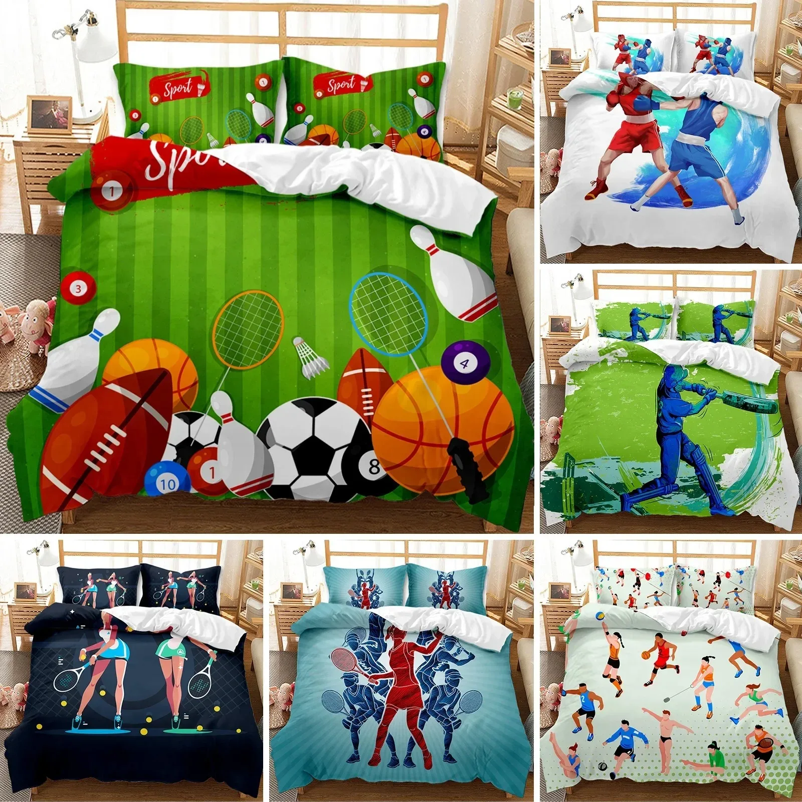 Badminton Queen - Set Penutup Selimut Olahraga Taekwondo Ski
