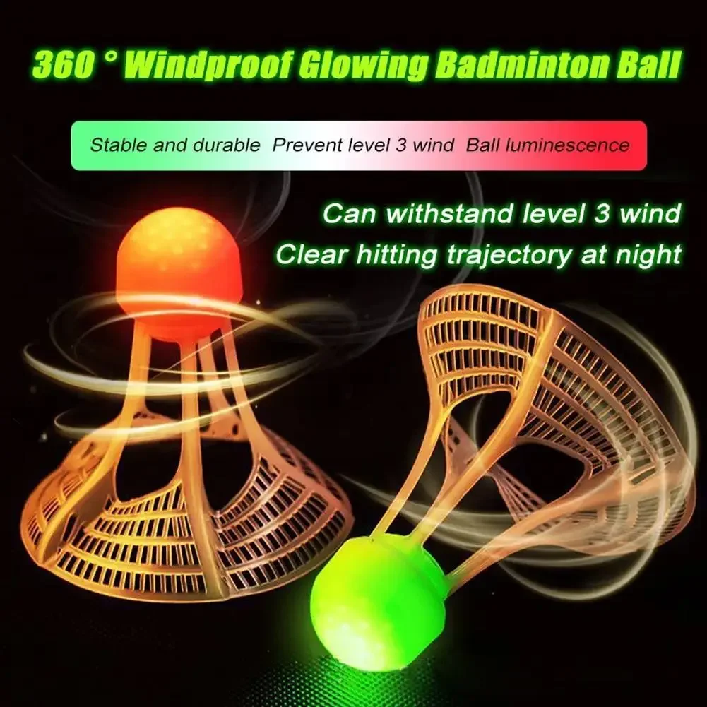 Badminton Shuttlecock - 1/5 buah Shuttlecock Bulu Tangkis Bercahaya,