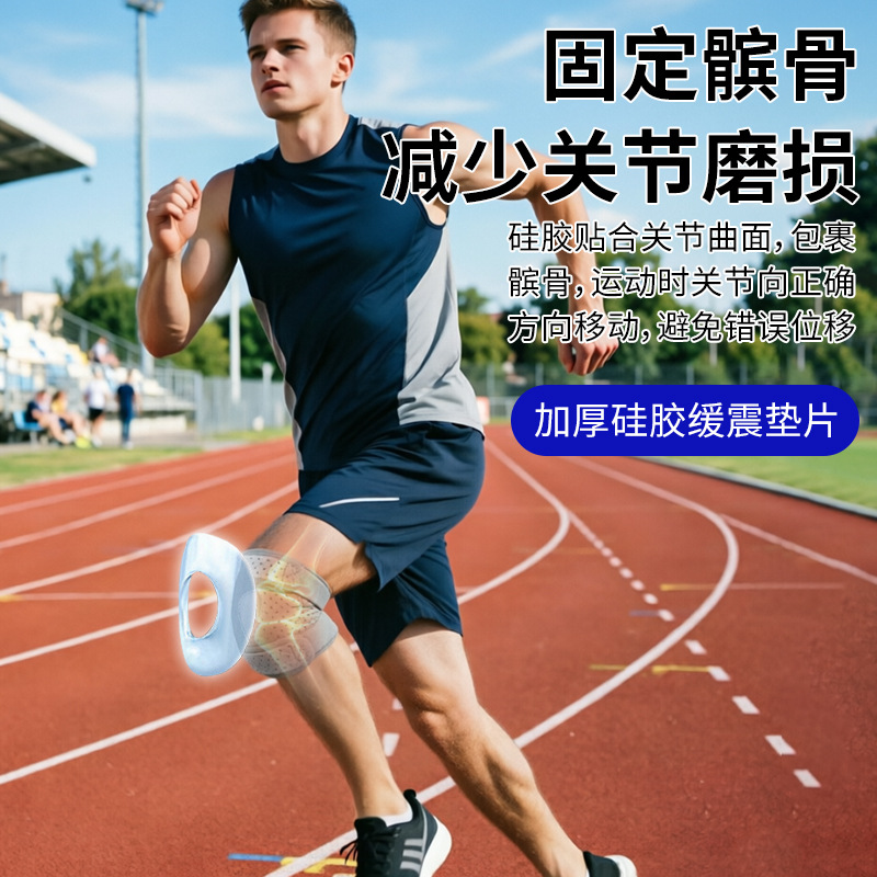 Penyangga Lutut Silikon untuk  - Badminton English ulasan dan harga
