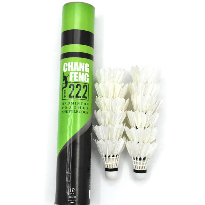 12 Buah Shuttlecock Bulu Tangk - Badminton Raket ulasan dan harga