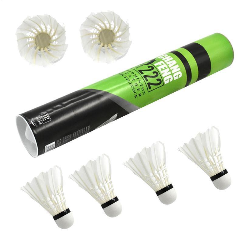 12 Buah Shuttlecock Bulu Tangk - Badminton Raket ulasan dan harga