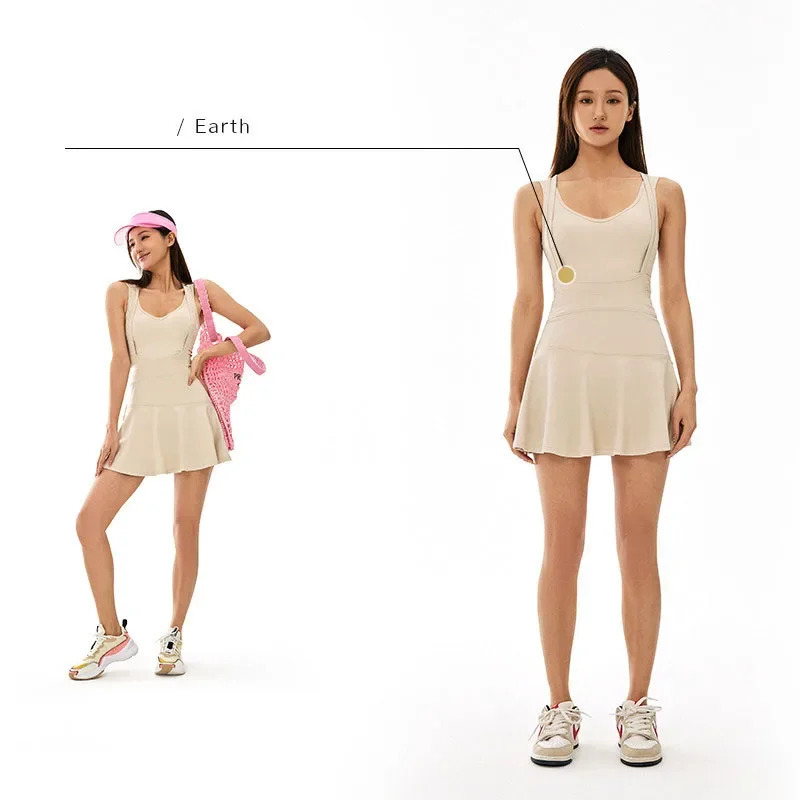 Gaun Tenis Wanita Tanpa Lengan - Badminton Queen ulasan dan harga