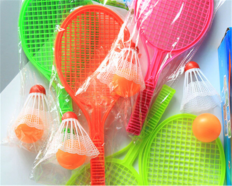 Baru【1Set Set Raket Tenis Bulu - Badminton Kids ulasan dan harga